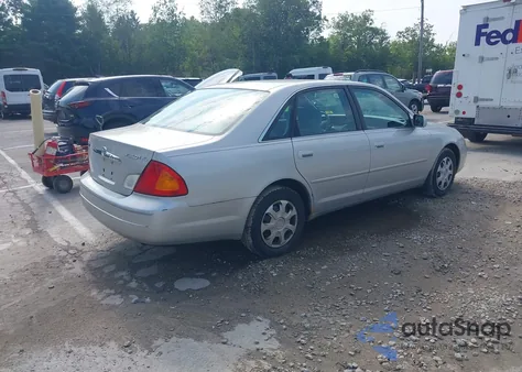 2001 Toyota Avalon Xl z USA, uszkodzony, nr VIN 4T1BF28B01U162595